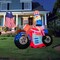 6FT Uncle Sam on Motorcycle Pre-Lit LED Independence Day Decor